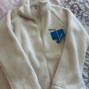 Columbia Off-White Fleece Jacket